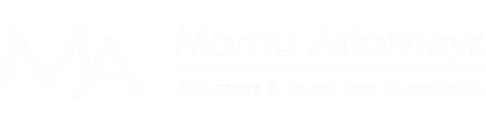 Mantu Attorneys White Vertical Logo